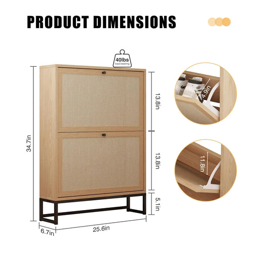 Giratree Flip-Drawer Shoe Cabinet