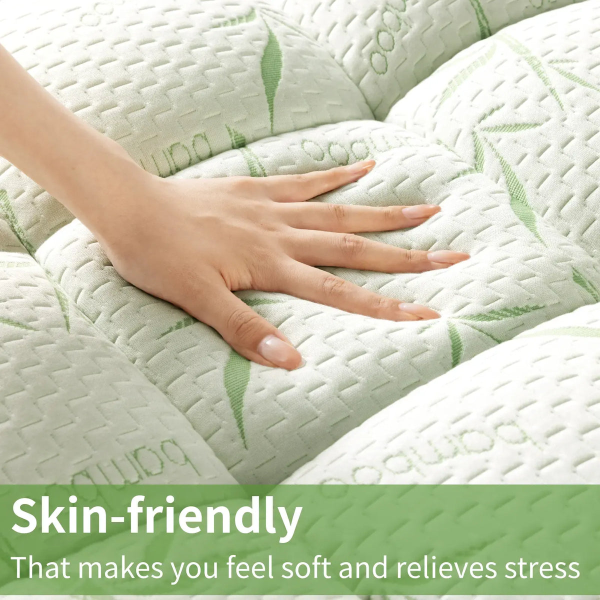 Shilucheng Extra-Thick Cooling Bamboo Mattress Topper