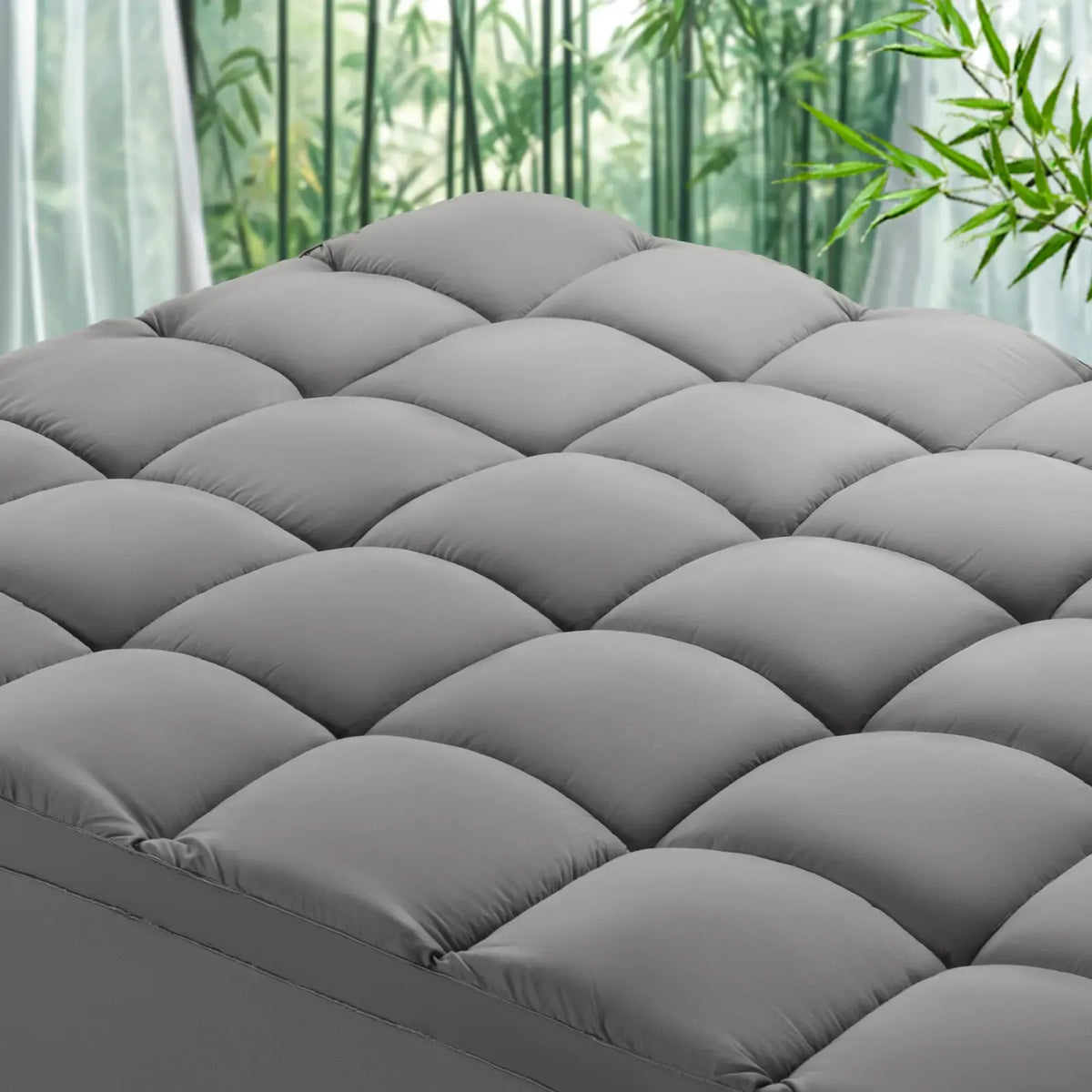 Shilucheng Extra-Thick Cooling Bamboo Mattress Topper
