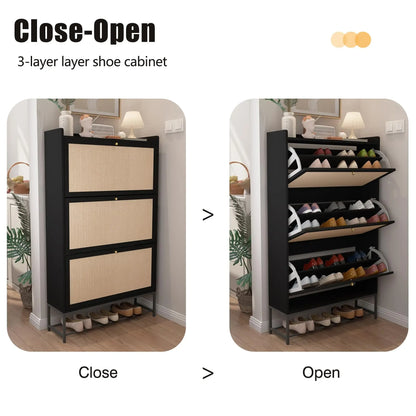 Giratree Flip-Drawer Shoe Cabinet