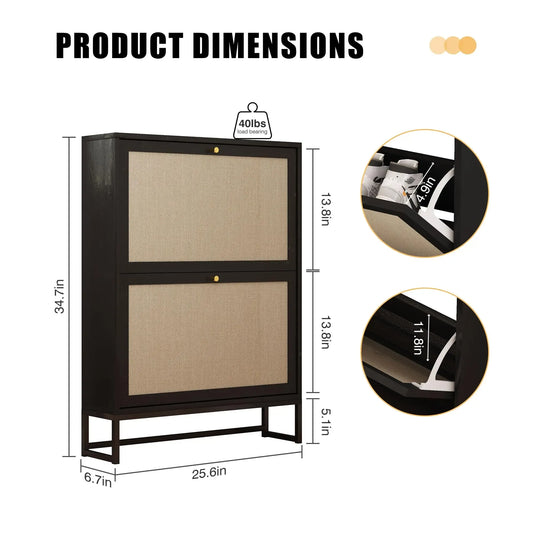 Giratree Flip-Drawer Shoe Cabinet