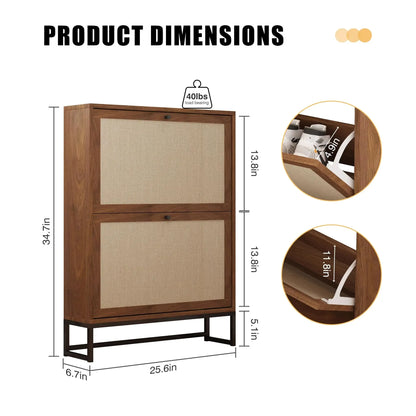 Giratree Flip-Drawer Shoe Cabinet