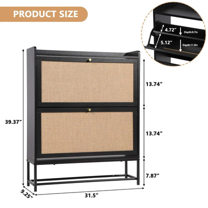 Giratree Flip-Drawer Shoe Cabinet