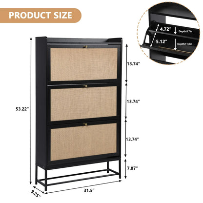 Giratree Flip-Drawer Shoe Cabinet