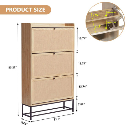 Giratree Flip-Drawer Shoe Cabinet