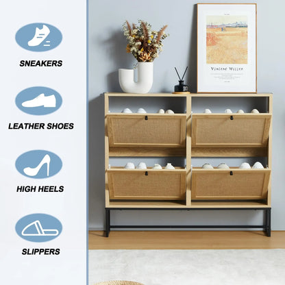 Giratree Flip-Drawer Shoe Cabinet