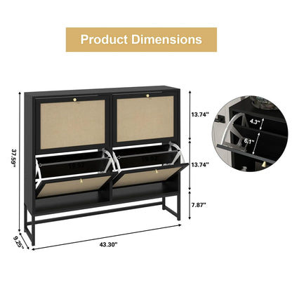 Giratree Flip-Drawer Shoe Cabinet