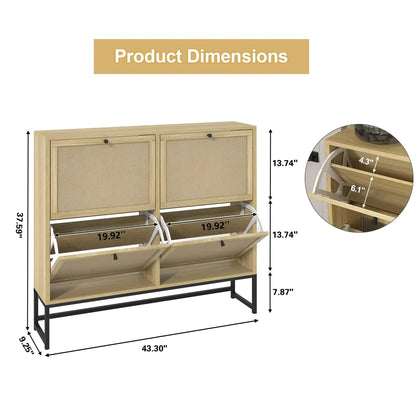 Giratree Flip-Drawer Shoe Cabinet