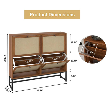 Giratree Flip-Drawer Shoe Cabinet
